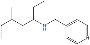 (5-methylheptan-3-yl)[1-(pyridin-4-yl)ethyl]amine Struktur