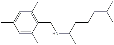 (6-methylheptan-2-yl)[(2,4,6-trimethylphenyl)methyl]amine Struktur