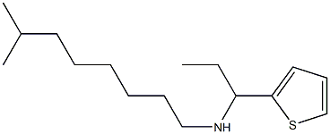 (7-methyloctyl)[1-(thiophen-2-yl)propyl]amine Struktur