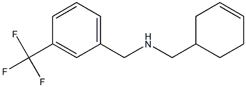 (cyclohex-3-en-1-ylmethyl)({[3-(trifluoromethyl)phenyl]methyl})amine Struktur