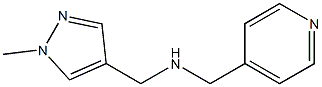 [(1-methyl-1H-pyrazol-4-yl)methyl](pyridin-4-ylmethyl)amine Struktur