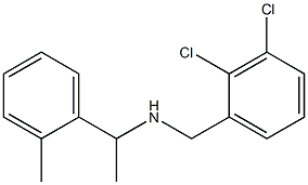 [(2,3-dichlorophenyl)methyl][1-(2-methylphenyl)ethyl]amine Struktur