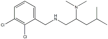 [(2,3-dichlorophenyl)methyl][2-(dimethylamino)-4-methylpentyl]amine Struktur