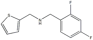 [(2,4-difluorophenyl)methyl](thiophen-2-ylmethyl)amine Struktur