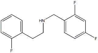 [(2,4-difluorophenyl)methyl][2-(2-fluorophenyl)ethyl]amine Struktur