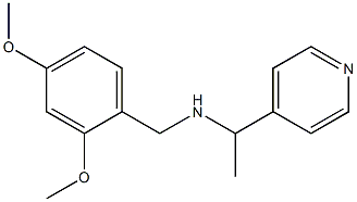 [(2,4-dimethoxyphenyl)methyl][1-(pyridin-4-yl)ethyl]amine Struktur