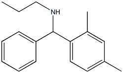 [(2,4-dimethylphenyl)(phenyl)methyl](propyl)amine Struktur