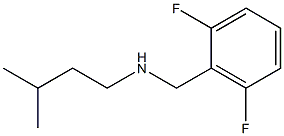 [(2,6-difluorophenyl)methyl](3-methylbutyl)amine Struktur