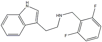 [(2,6-difluorophenyl)methyl][2-(1H-indol-3-yl)ethyl]amine Struktur