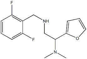 [(2,6-difluorophenyl)methyl][2-(dimethylamino)-2-(furan-2-yl)ethyl]amine Struktur