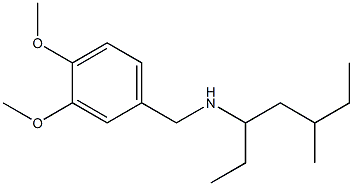 [(3,4-dimethoxyphenyl)methyl](5-methylheptan-3-yl)amine Struktur