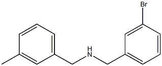 [(3-bromophenyl)methyl][(3-methylphenyl)methyl]amine Struktur