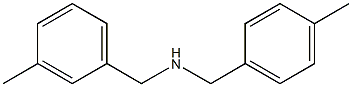 [(3-methylphenyl)methyl][(4-methylphenyl)methyl]amine Struktur