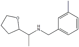 [(3-methylphenyl)methyl][1-(oxolan-2-yl)ethyl]amine Struktur