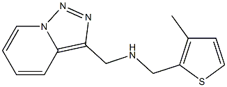 [(3-methylthiophen-2-yl)methyl]({[1,2,4]triazolo[3,4-a]pyridin-3-ylmethyl})amine Struktur