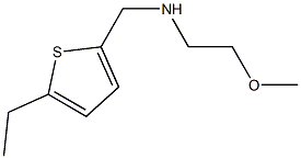 [(5-ethylthiophen-2-yl)methyl](2-methoxyethyl)amine Struktur