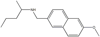 [(6-methoxynaphthalen-2-yl)methyl](pentan-2-yl)amine Struktur