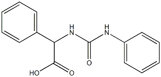 [(anilinocarbonyl)amino](phenyl)acetic acid Struktur