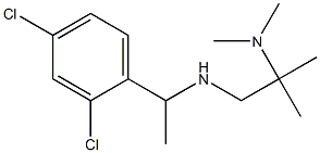 [1-(2,4-dichlorophenyl)ethyl][2-(dimethylamino)-2-methylpropyl]amine Struktur