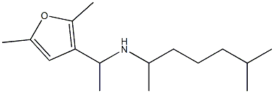 [1-(2,5-dimethylfuran-3-yl)ethyl](6-methylheptan-2-yl)amine Struktur