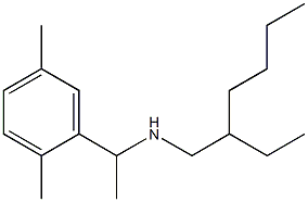 [1-(2,5-dimethylphenyl)ethyl](2-ethylhexyl)amine Struktur