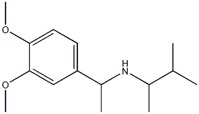 [1-(3,4-dimethoxyphenyl)ethyl](3-methylbutan-2-yl)amine Struktur