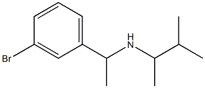 [1-(3-bromophenyl)ethyl](3-methylbutan-2-yl)amine Struktur