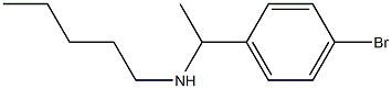 [1-(4-bromophenyl)ethyl](pentyl)amine Struktur