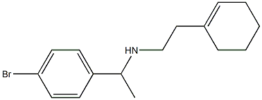 [1-(4-bromophenyl)ethyl][2-(cyclohex-1-en-1-yl)ethyl]amine Struktur