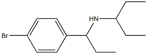 [1-(4-bromophenyl)propyl](pentan-3-yl)amine Struktur