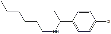 [1-(4-chlorophenyl)ethyl](hexyl)amine Struktur