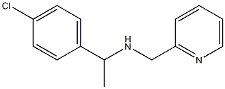 [1-(4-chlorophenyl)ethyl](pyridin-2-ylmethyl)amine Struktur