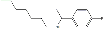 [1-(4-fluorophenyl)ethyl](heptyl)amine Struktur