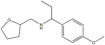 [1-(4-methoxyphenyl)propyl](oxolan-2-ylmethyl)amine Struktur