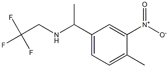 [1-(4-methyl-3-nitrophenyl)ethyl](2,2,2-trifluoroethyl)amine Struktur