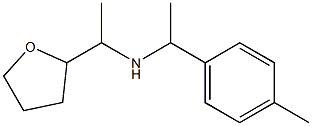 [1-(4-methylphenyl)ethyl][1-(oxolan-2-yl)ethyl]amine Struktur