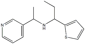 [1-(pyridin-3-yl)ethyl][1-(thiophen-2-yl)propyl]amine Struktur