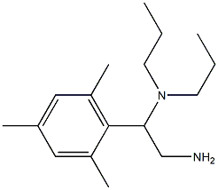 [2-amino-1-(2,4,6-trimethylphenyl)ethyl]dipropylamine Struktur