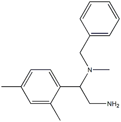 [2-amino-1-(2,4-dimethylphenyl)ethyl](benzyl)methylamine Struktur