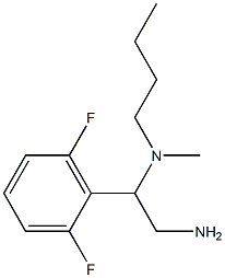 [2-amino-1-(2,6-difluorophenyl)ethyl](butyl)methylamine Struktur