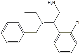 [2-amino-1-(2-chlorophenyl)ethyl](benzyl)ethylamine Struktur