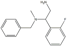 [2-amino-1-(2-fluorophenyl)ethyl](benzyl)methylamine Struktur