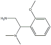 [2-amino-1-(2-methoxyphenyl)ethyl]dimethylamine Struktur