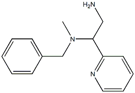 [2-amino-1-(pyridin-2-yl)ethyl](benzyl)methylamine Struktur