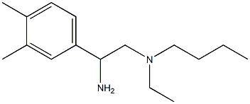 [2-amino-2-(3,4-dimethylphenyl)ethyl](butyl)ethylamine Struktur