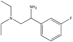 [2-amino-2-(3-fluorophenyl)ethyl]diethylamine Struktur