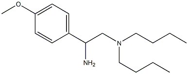 [2-amino-2-(4-methoxyphenyl)ethyl]dibutylamine Struktur