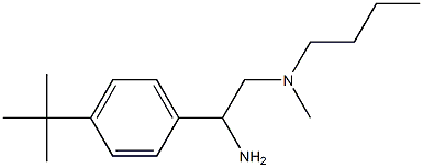 [2-amino-2-(4-tert-butylphenyl)ethyl](butyl)methylamine Struktur