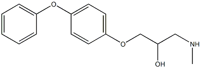 [2-hydroxy-3-(4-phenoxyphenoxy)propyl](methyl)amine Struktur