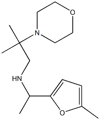 [2-methyl-2-(morpholin-4-yl)propyl][1-(5-methylfuran-2-yl)ethyl]amine Struktur